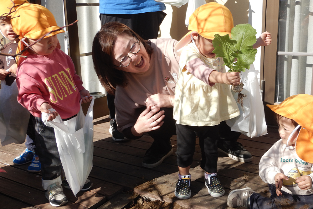 きめ細かい保育とスタッフの充実