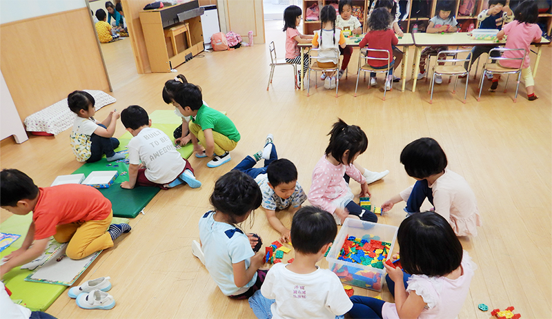 順次登園・カスタッチタイム